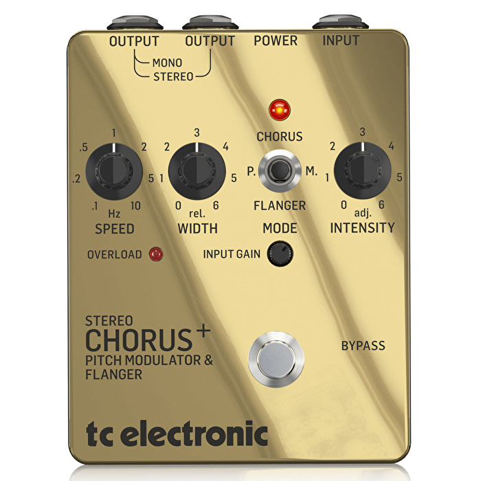 TC Electronic SCF GOLD SE Stereo Chorus-Flanger Pedalı
